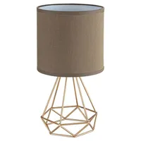 Rabalux Gold braun, Moderne Tischlampe Nachtlampe 1x40W/E14 IP20,