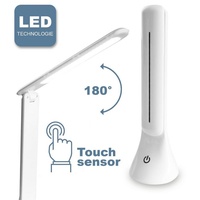 EAXUS Eaxus® Touch LED Tischleuchte - Schreibtischlampe/Notfalllampe Dimmbar mit