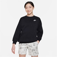 Nike Sportswear Club Fleece Oversized Sweatshirt Mädchen 010 black/white