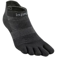 Injinji Unisex Run Lightweight No-Show schwarz
