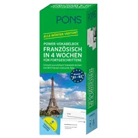 Pons langenscheidt gmbh PONS Power-Vokabelbox Französisch in 4 Wochen
