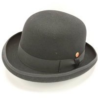 Mayser Filzhut Connor Bowler Wollfilzhut mit Ripsband, Einfass Herbst-Winter