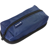 Pelikan Schlampermäppchen Quattro Twill dunkelblau, 22,3 x 11,0 cm