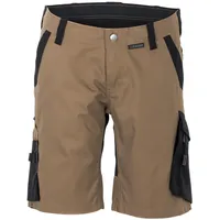 Planam Norit Damen Shorts sand/schwarz