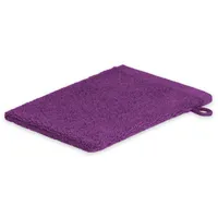 EXKLUSIV HEIMTEXTIL Waschhandschuh 15 x 21 cm lila