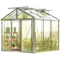 Gfp Profi 235 x 235 cm Gewächshaus Aluminium Natur