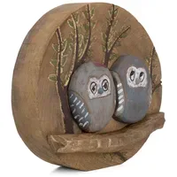 Moritz Eulen Deko Eulenfigur 29x28x10 cm Eulen Figuren Skulptur