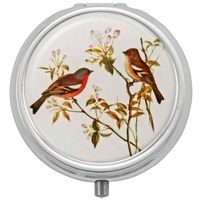 St. Benno Pillendose mit Vogelmotiv »Buchfink«
