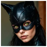 Aricona Farbige Kontaktlinsen Katzenaugen weiche Farblinsen Karneval Halloween,