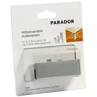 Parador Außenecke variabel Typ 2 Alu Optik SL 3/6/18