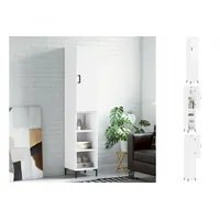 VidaXL Highboard Weiß 34,5x34x180 cm Holzwerkstoff