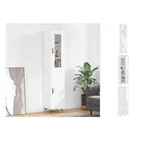 VidaXL Highboard Weiß 34,5x34x180 cm Holzwerkstoff