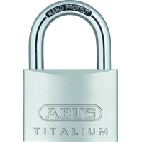 ABUS Vorhängeschloss Titalium 64TI/60 - Kellerschloss mit Schlosskörper aus