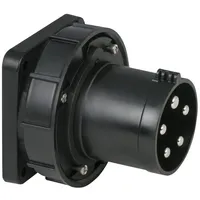 PCE CEE 63A 400V 5p Steckdose Schwarz,