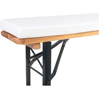 TexDeko Bierbank-Auflage Schaumstoffpolster 170x23x4cm | Mittelhart RG20 Bequeme Auflage