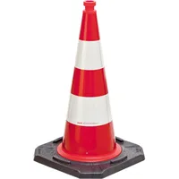 MORAVIA MORION-Reflexkegel-EU 750Typ A, rot-weiss reflekt.