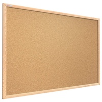 ALLboards Pinnwand mit Naturholzrahmen 120x90cm