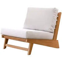 Tikamoon Outdoor Sessel Olia aus massivem Teakholz