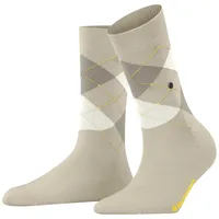 Burlington Socken mit Argyle-Stitching Modell Covent Beige, 36-41