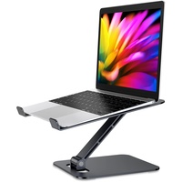 Babacom Laptop Ständer Höhenverstellbar, Faltbarer Stand aus Aluminiumlegierung Ergonomischer,