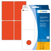 Herma Vielzweck-Etiketten, 128 Stück, 52 x 82 mm, 4
