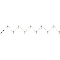 GLOBO Jeffa Schwarz 10-flammig 4,5 m