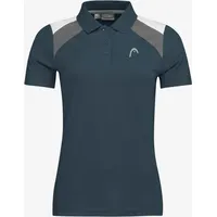 Head Racket Club 22 Tech Polo Shirt W, blau