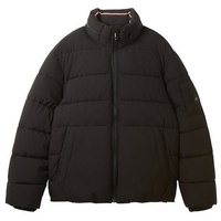 Tom Tailor Jacke Steppjacke mit verstaubarer Kapuze - Schwarz