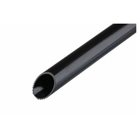 Fränkische Rohrwerke Fränkische Stahlrohr, schwarz lackiert - Metallbefestigungsrohr 25mm