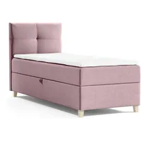 Beautysofa Modern Boxspringbett HELEN MINI - Bett mit Federkernmatratze
