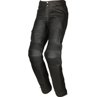 Modeka Helena Damen Motorrad Lederhose, schwarz, 40