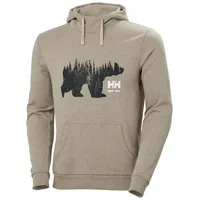 HELLY HANSEN Logo Hoodie Sand Melange