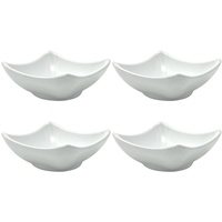 DanDiBo Ambiente DanDiBo 4x Dipschalen Melamin Set Weiß 754