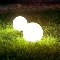 S.LUCE Globe pro langlebige Garten Außenkugel Weiß