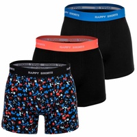 Happy Shorts Herren Boxershort 3er Pack