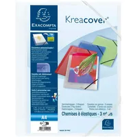 Exacompta 55992E Sammelmappe Polypropylen PP, weiß - Weiß