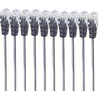 ShiverPeaks BS70084-1.5-SET10, 1,5 m, RJ11 RJ11 schwarz, Männlich, Männlich