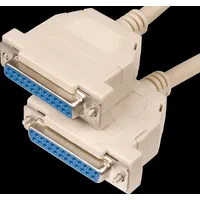 ShiverPeaks AK 407 D-SUB Kabel, 1:1, 25-pol., Buchse/Buchse, 1,8m