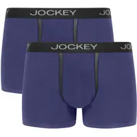 Jockey Chafe Proof Pouch Boxershorts blau S 2er Pack