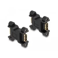 DeLock HDMI Adapter Buchse zu Buchse mit Schraubanschluss