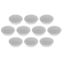 Magnetoplan Magnet Discofix Junior, 10 Stück, grau