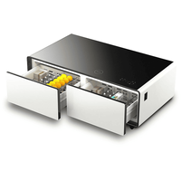 CASO Design Lounge-Tisch Sound & Cool White, Kühlfächer, Soundbar
