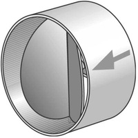 Helios RSK 100 60603 DN 100, Kunststoff,