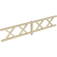 SKANHOLZ SKAN HOLZ Brüstung Andreaskreuz 465 x 84 cm,