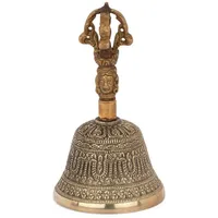 Nklaus Glocke mit Dorje Griff 12,5cm Ritualgegenstand im Buddhismus