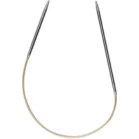 Addi Rundstricknadel, "Sockenwunder", Messing, 25 cm