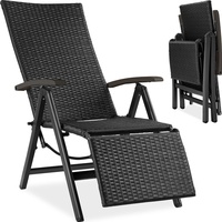 Tectake Rattanstuhl Brisbane 58 x 77 x 113 cm