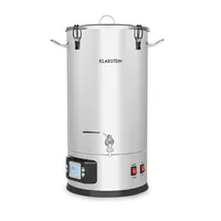 Klarstein Maischfest Maischekessel 5 Teile 1500/3000W 30l LCD Edelstahl