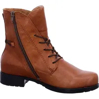 THINK! Denk! Stiefel hellbraun kastanie Glattleder für Damen braun,