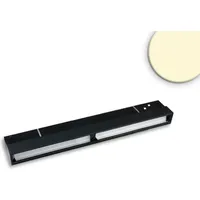 ISOLED Track48 Wallwasher 22cm schwarz, 12W, 100° asymetrisch, 48V